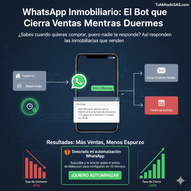 WhatsApp Inmobiliario Cómo crear un Bot que responda a tus leads al instante
