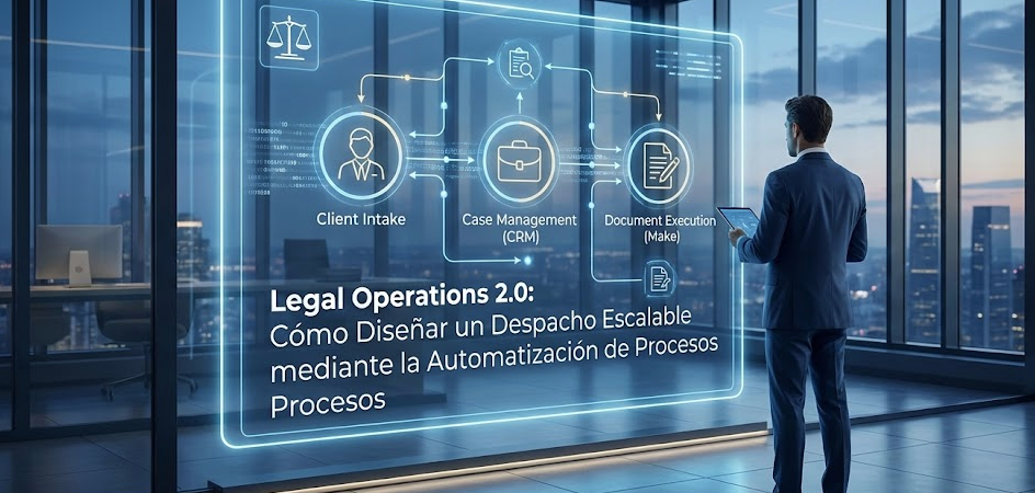 Legal Operations 2.0: Cómo Diseñar un Despacho Escalable mediante la Automatización de Procesos